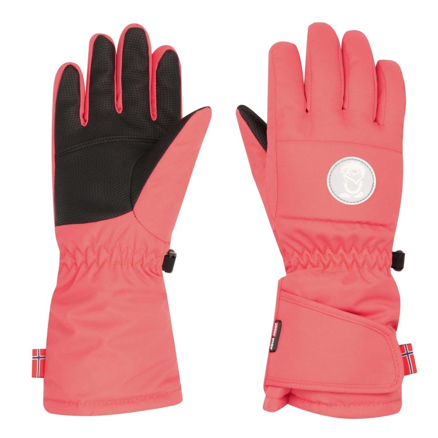 Детски ръкавици Trollkids Kid's Narvik Glove - Coral Pink