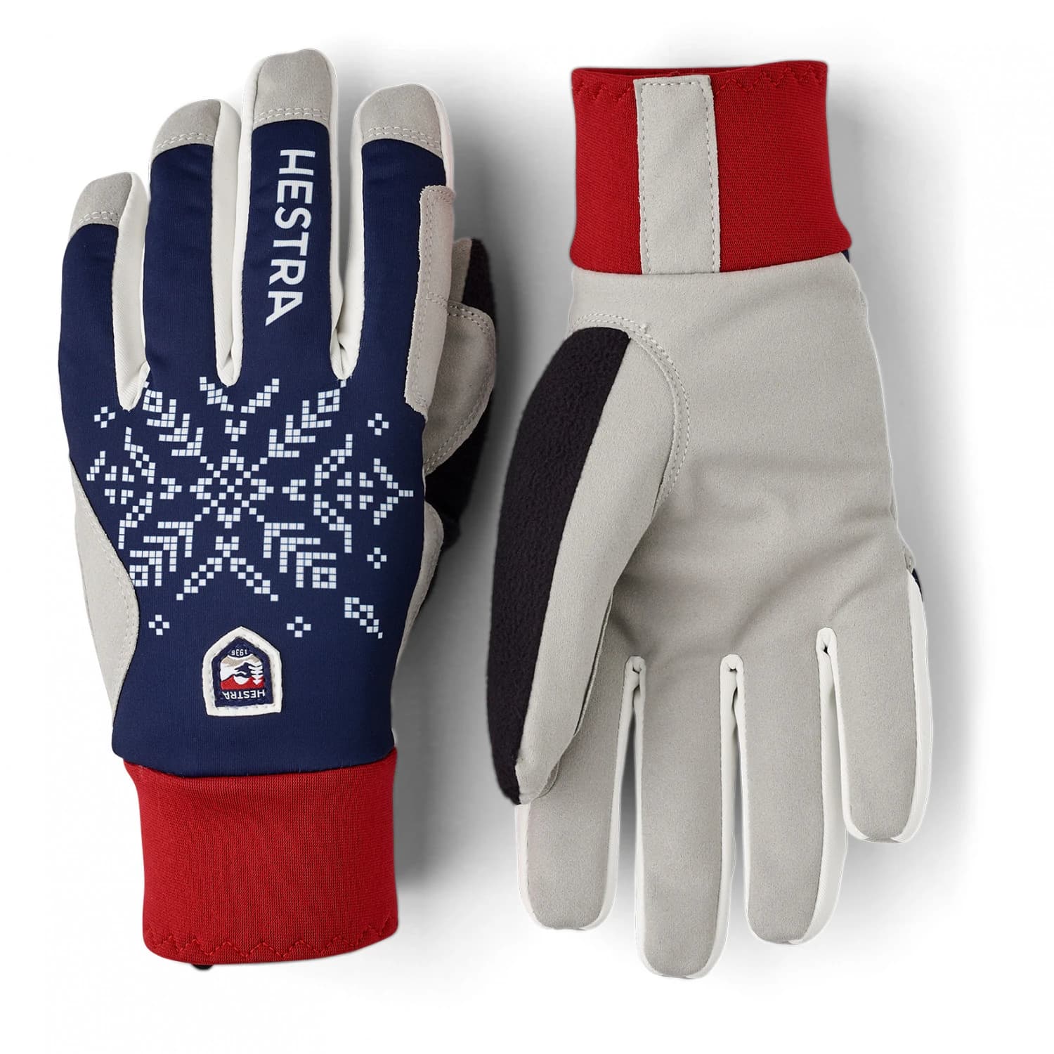 Ръкавици Hestra Women's XC Primaloft 5 Finger Gloves - Dark Navy Print