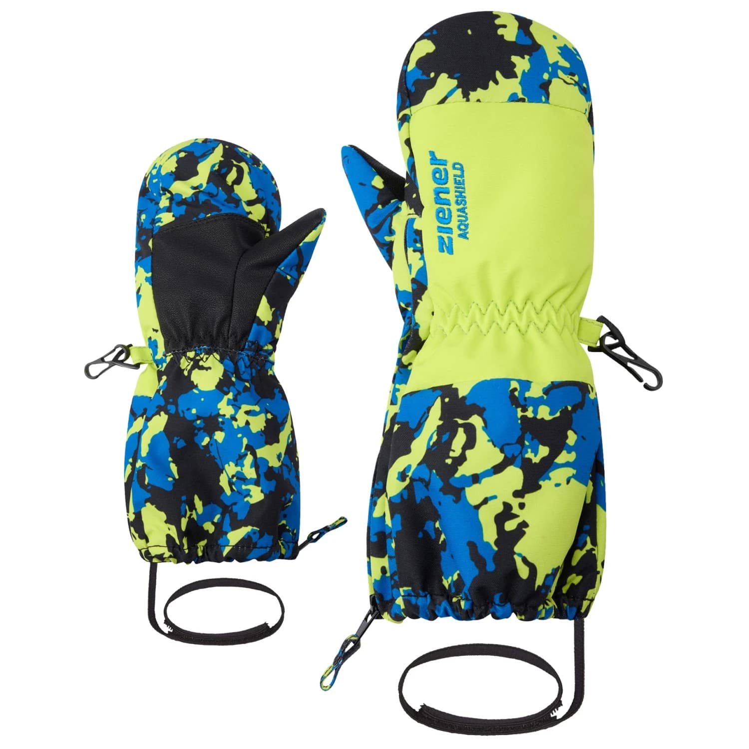 Детски ръкавици Ziener Kid's Levi AS Minis Glove - Camo Persian Blue