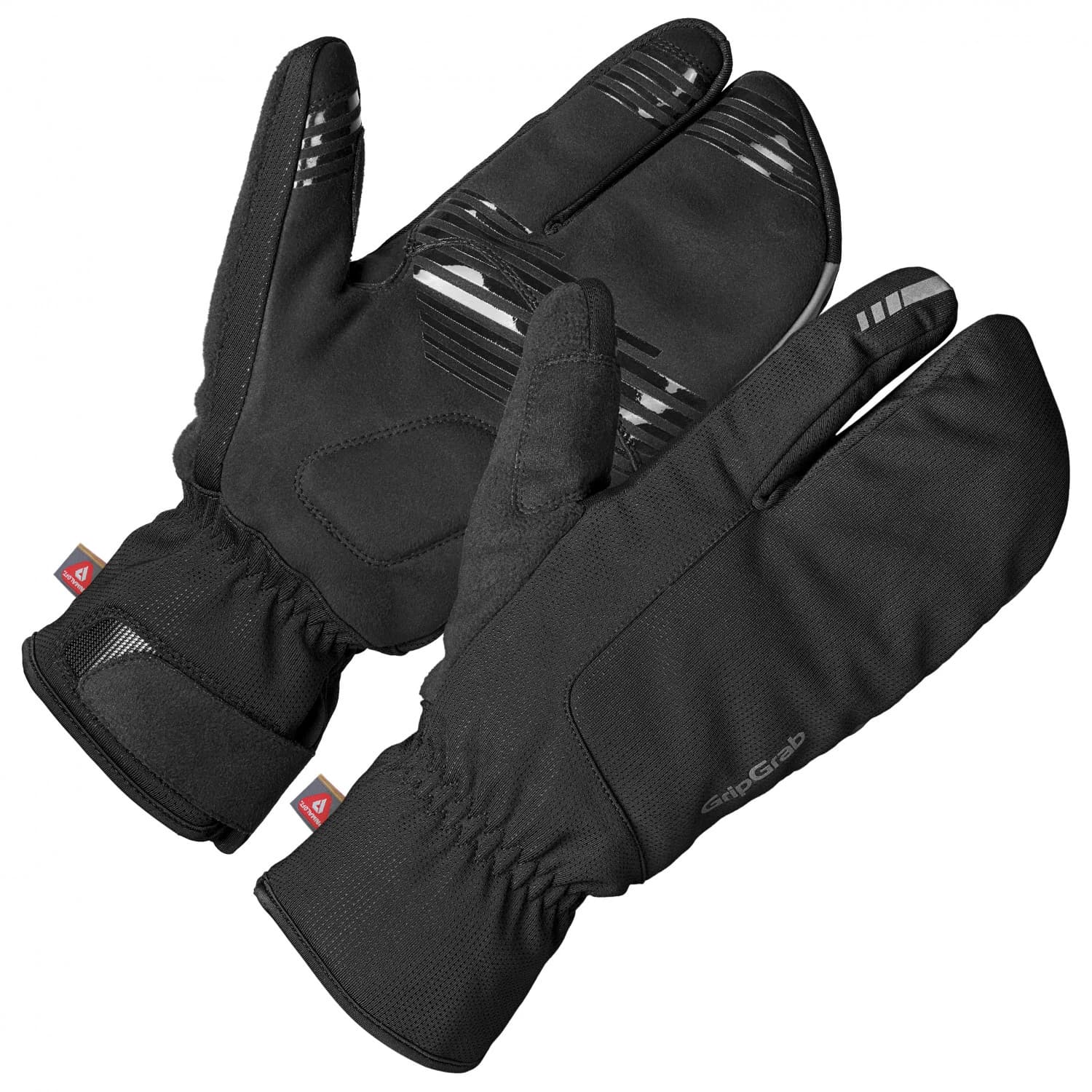 Ръкавици GripGrab Nordic 2 Windproof Deep Winter Lobster Gloves - Black