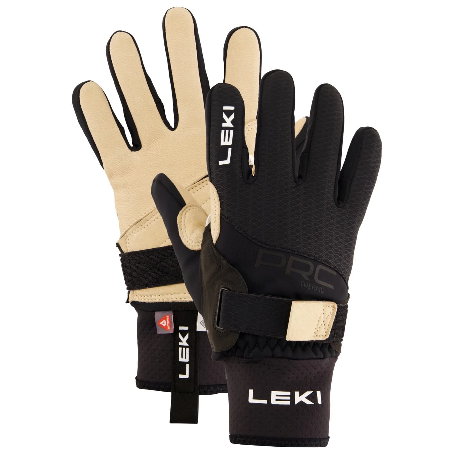 Ръкавици Leki PRC Premium ThermoPlus Shark Gloves - Black / Sand