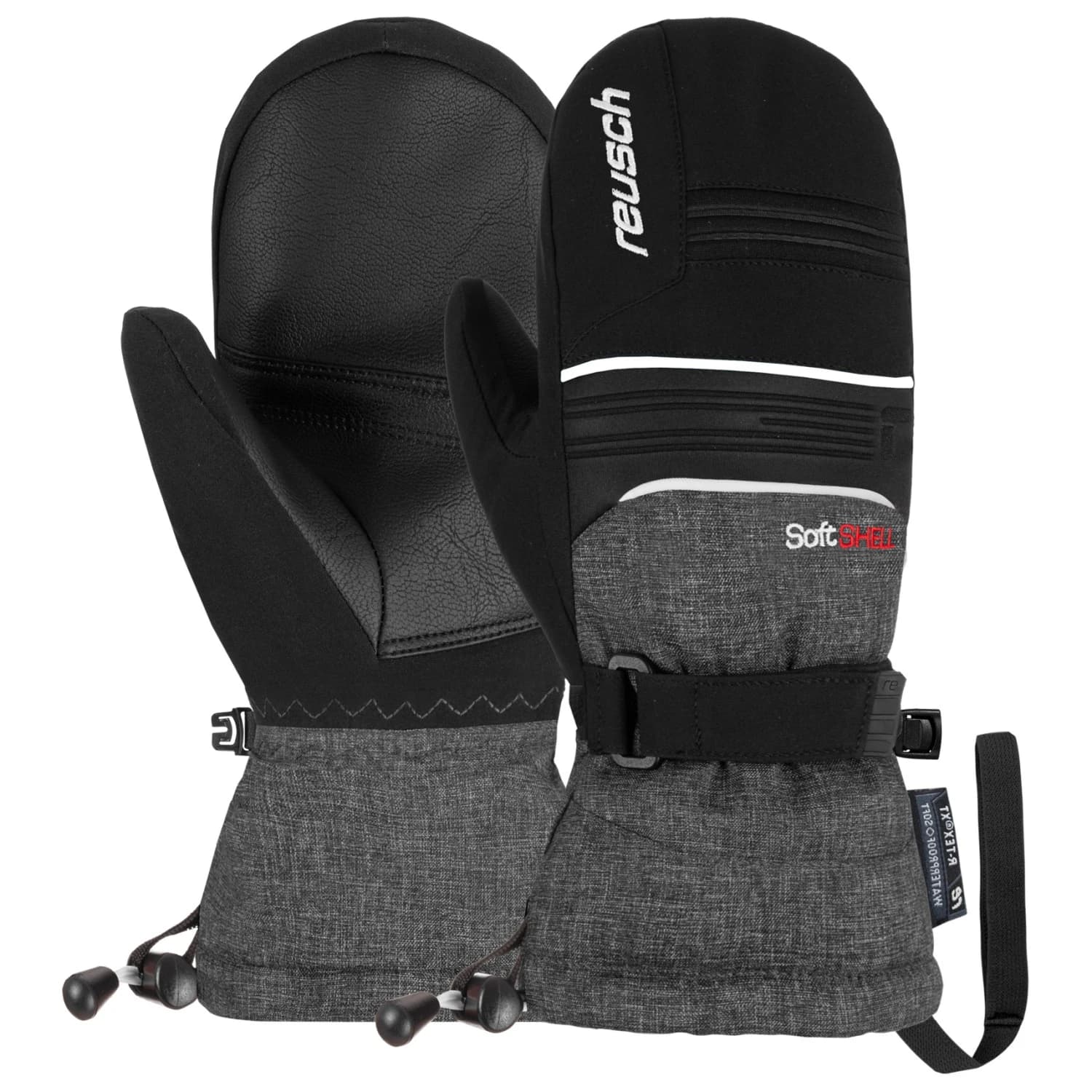 Детски ръкавици Reusch Kid's Kondor R-TEX XT Mitten Gloves - Black / Black Melange