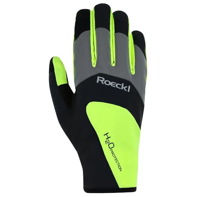 Ръкавици Roeckl Sports Rapallo Gloves - Dress Black / Fluo Yellow