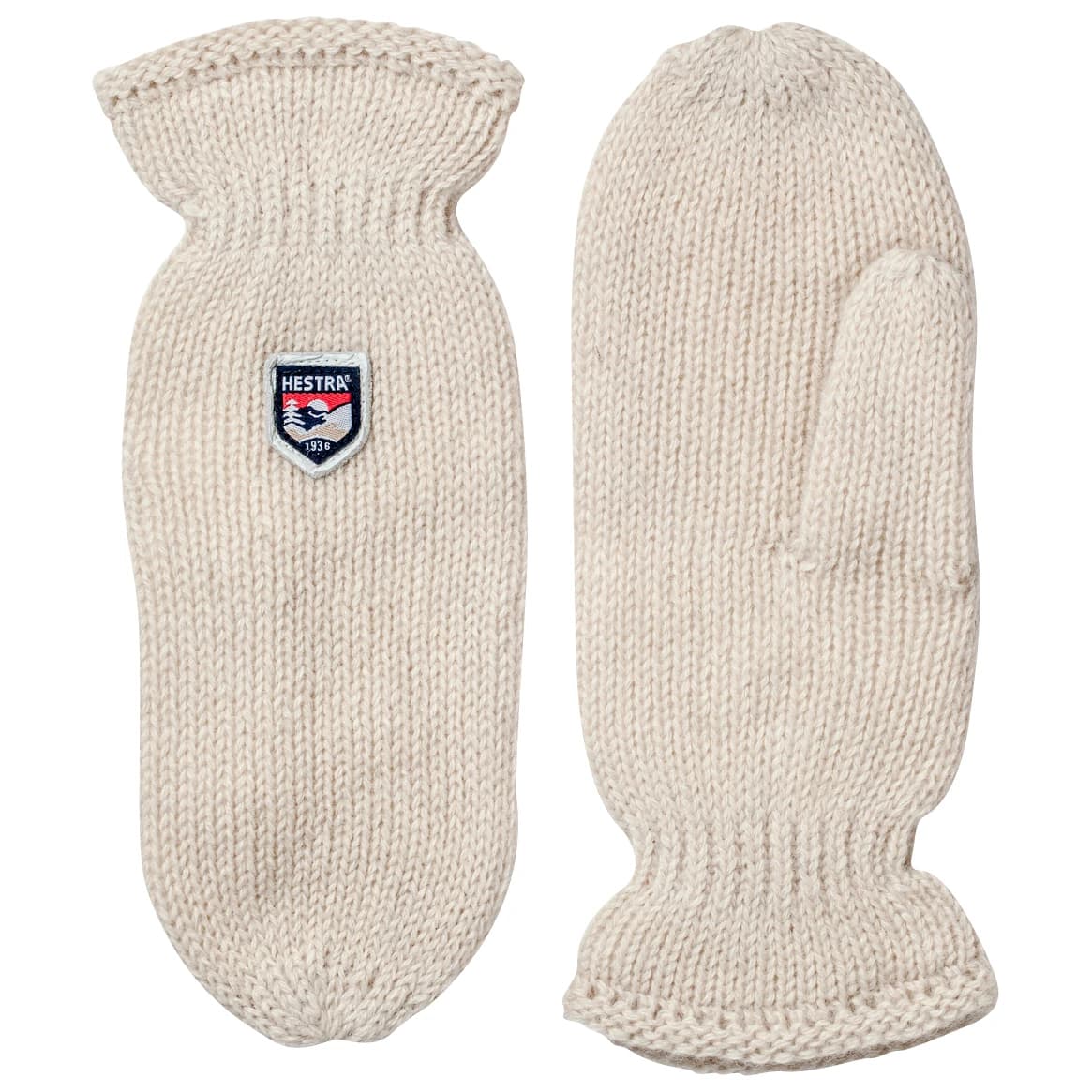 Ръкавици Hestra Basic Wool Mitt Gloves - Off-White