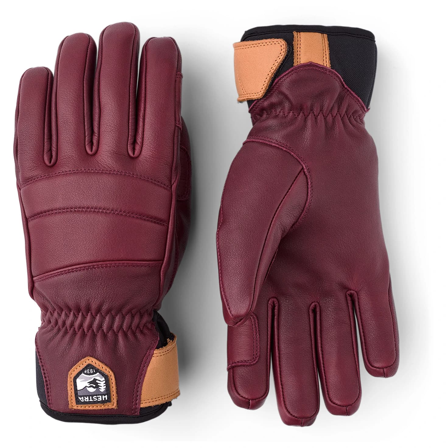 Ръкавици Hestra Women's Fall Line 5 Finger Gloves - Bordeaux