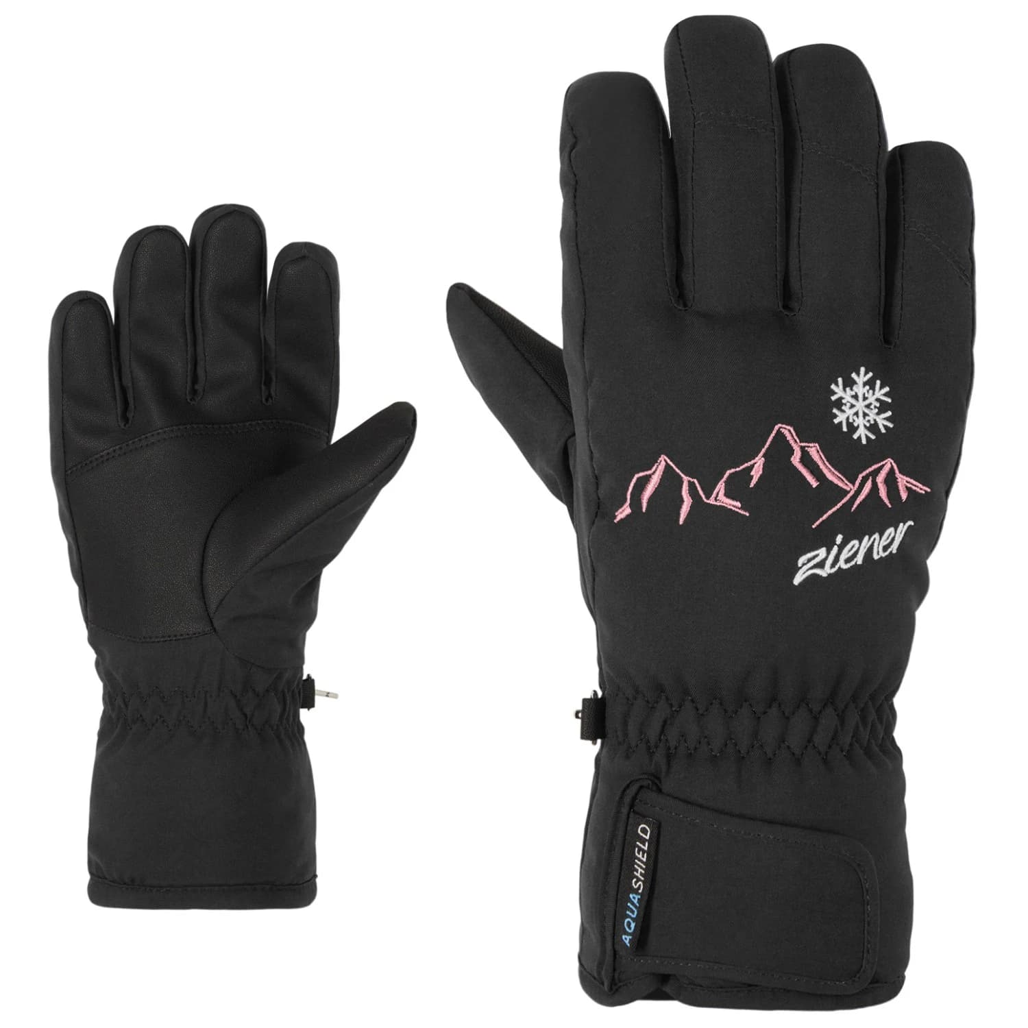 Детски ръкавици Ziener Kid's Lailla AS(R) Gloves - Black