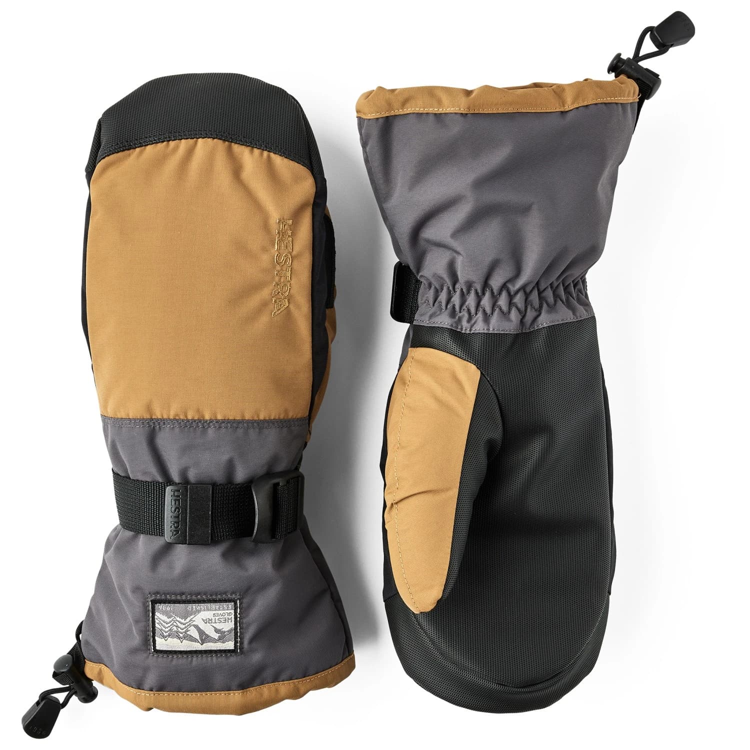 Ръкавици Hestra Gauntlet Senior Mitt Gloves - Dark Sand / Graphite
