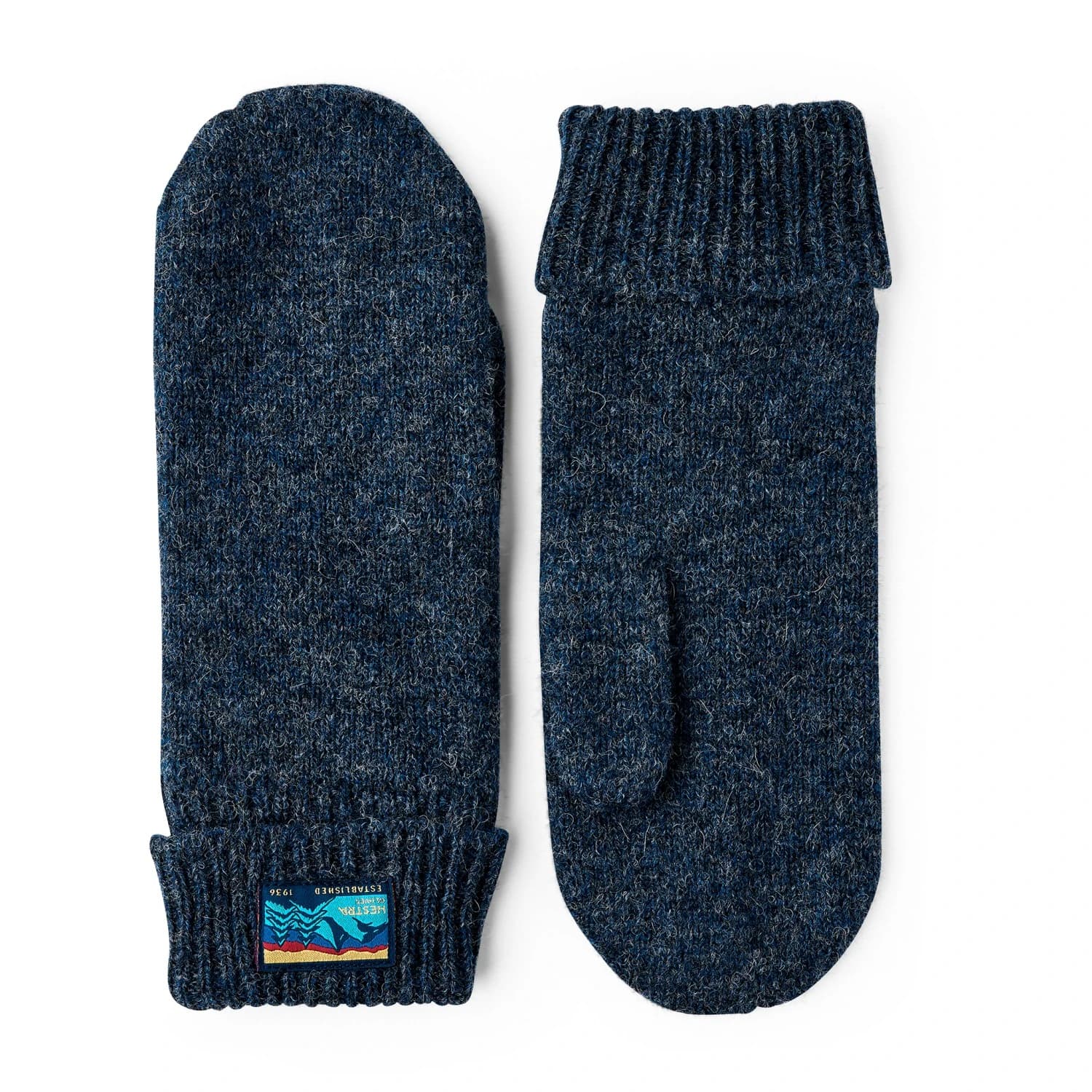 Ръкавици Hestra Raggwool Mitt Gloves - Navy