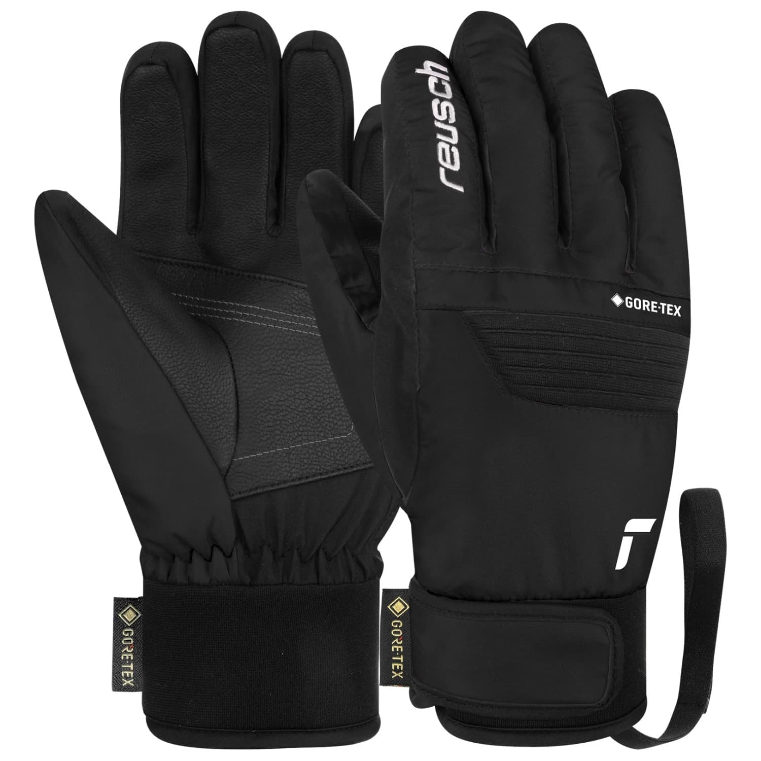 Детски ръкавици Reusch Kid's Bolt SC GORE-TEX Gloves - Black / White
