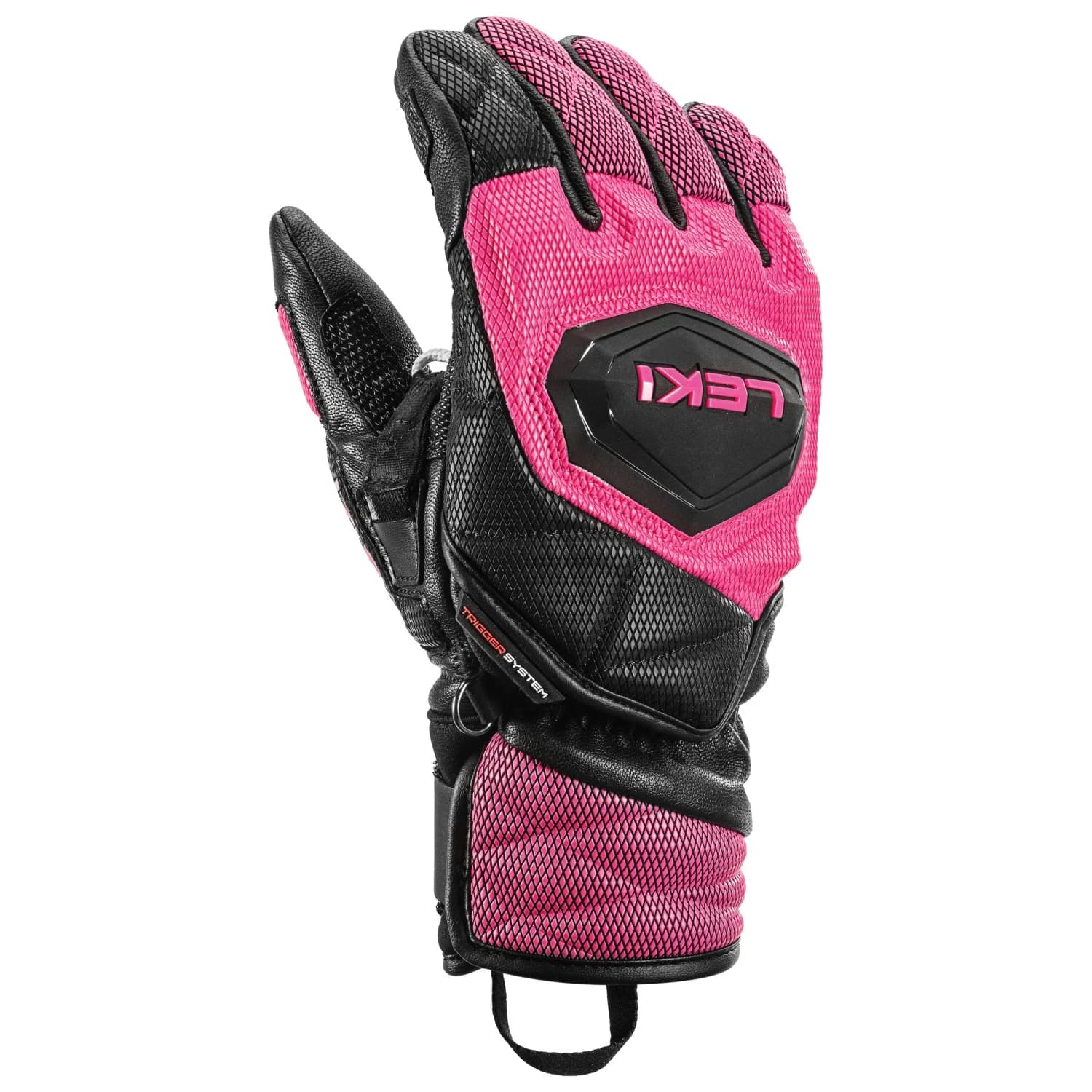 Детски ръкавици Leki Kid's WCR Venom 3D Junior Gloves - Black / Pink