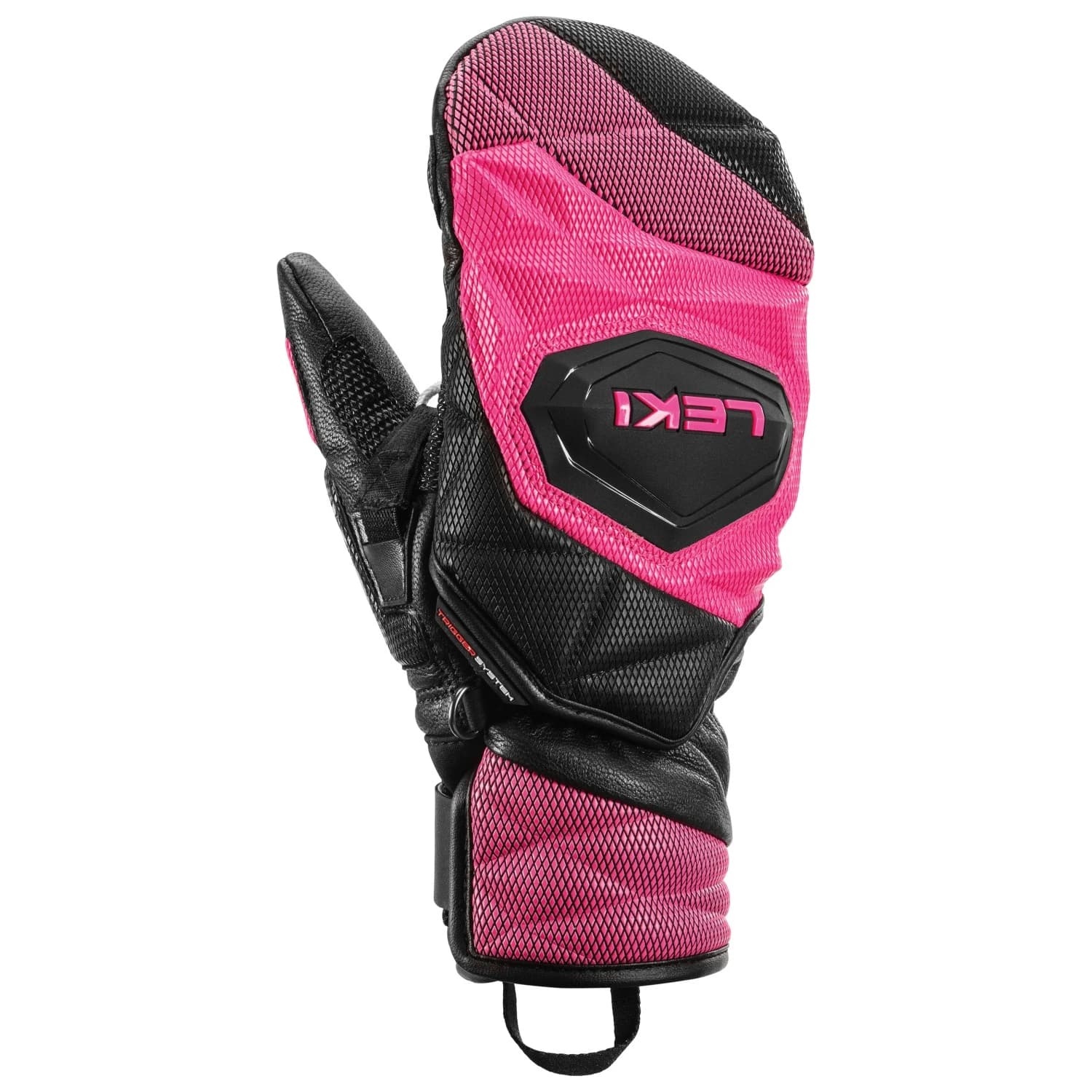 Детски ръкавици Leki Kid's WCR Venom 3D Junior Mitt Gloves - Black / Pink