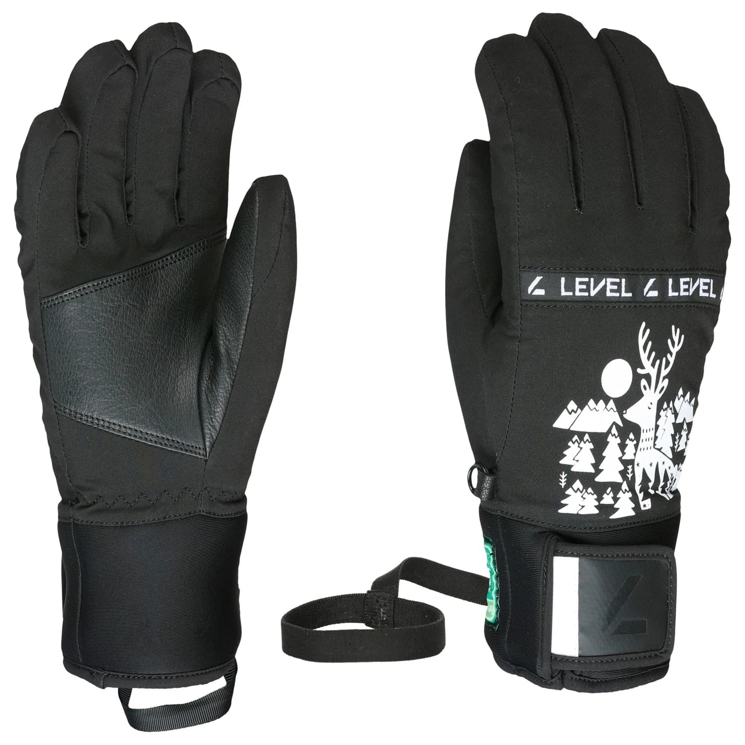 Детски ръкавици LEVEL Kid's Comet Gloves - Dark