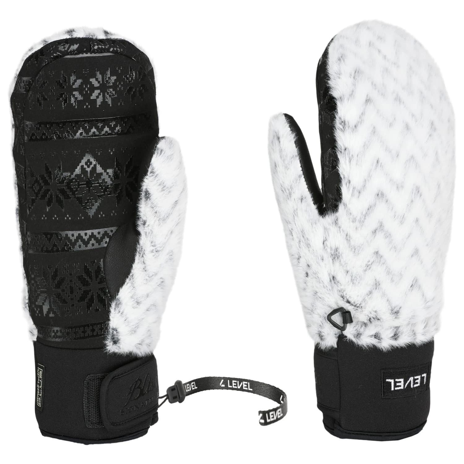 Ръкавици LEVEL Siberian Mitt Gloves - Black / White