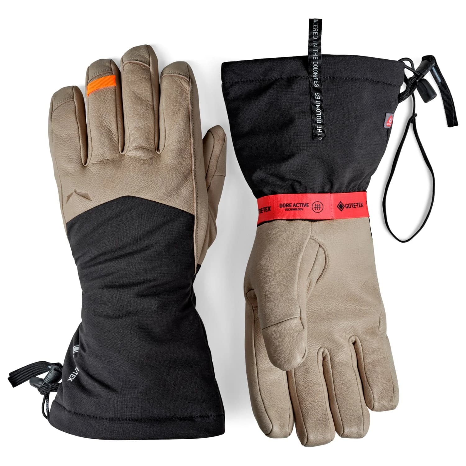Ръкавици Salewa Ortles GTX Long Cuff Gloves - Black Out / 7030