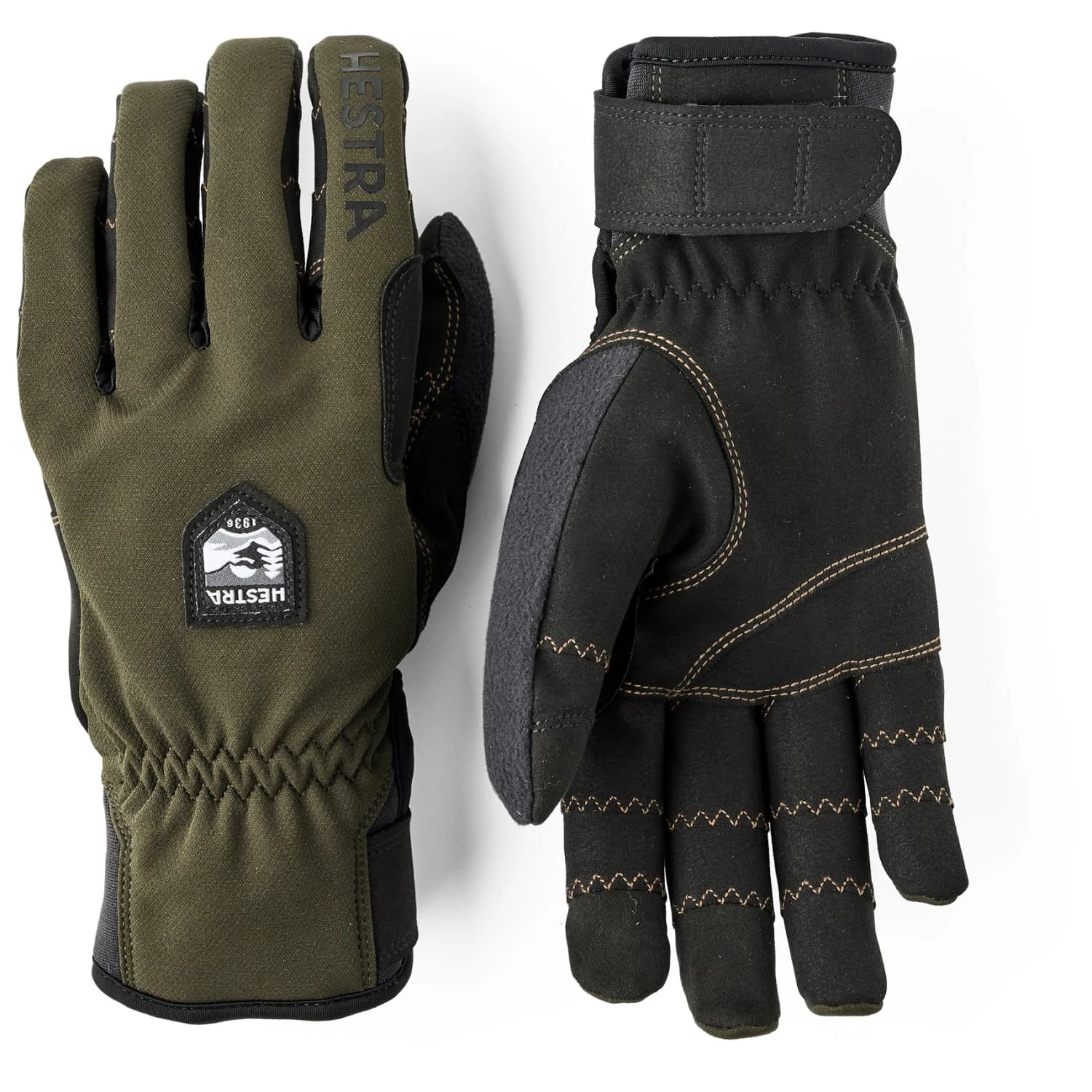 Ръкавици Hestra Ergo Grip Wool Touring Gloves - Dark Forest / Black