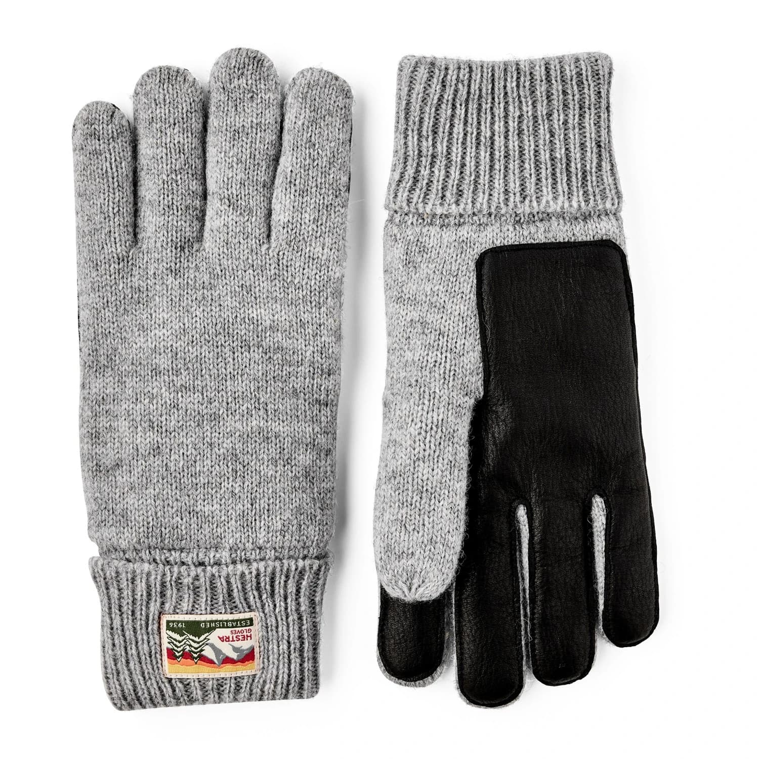 Мъжки ръкавици Hestra Raggwool Deer Gloves - Grey