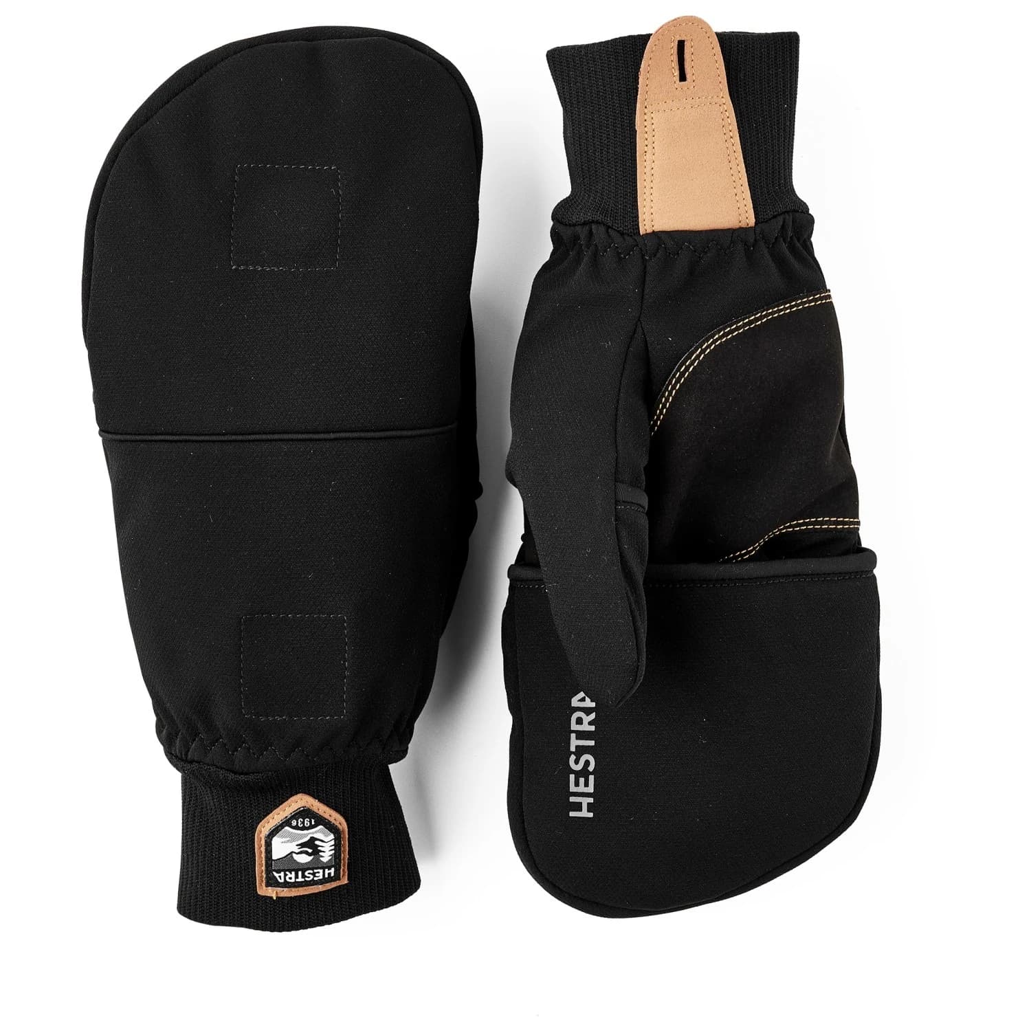 Ръкавици Hestra Windbreaker Pull Over Mitt Gloves - Black