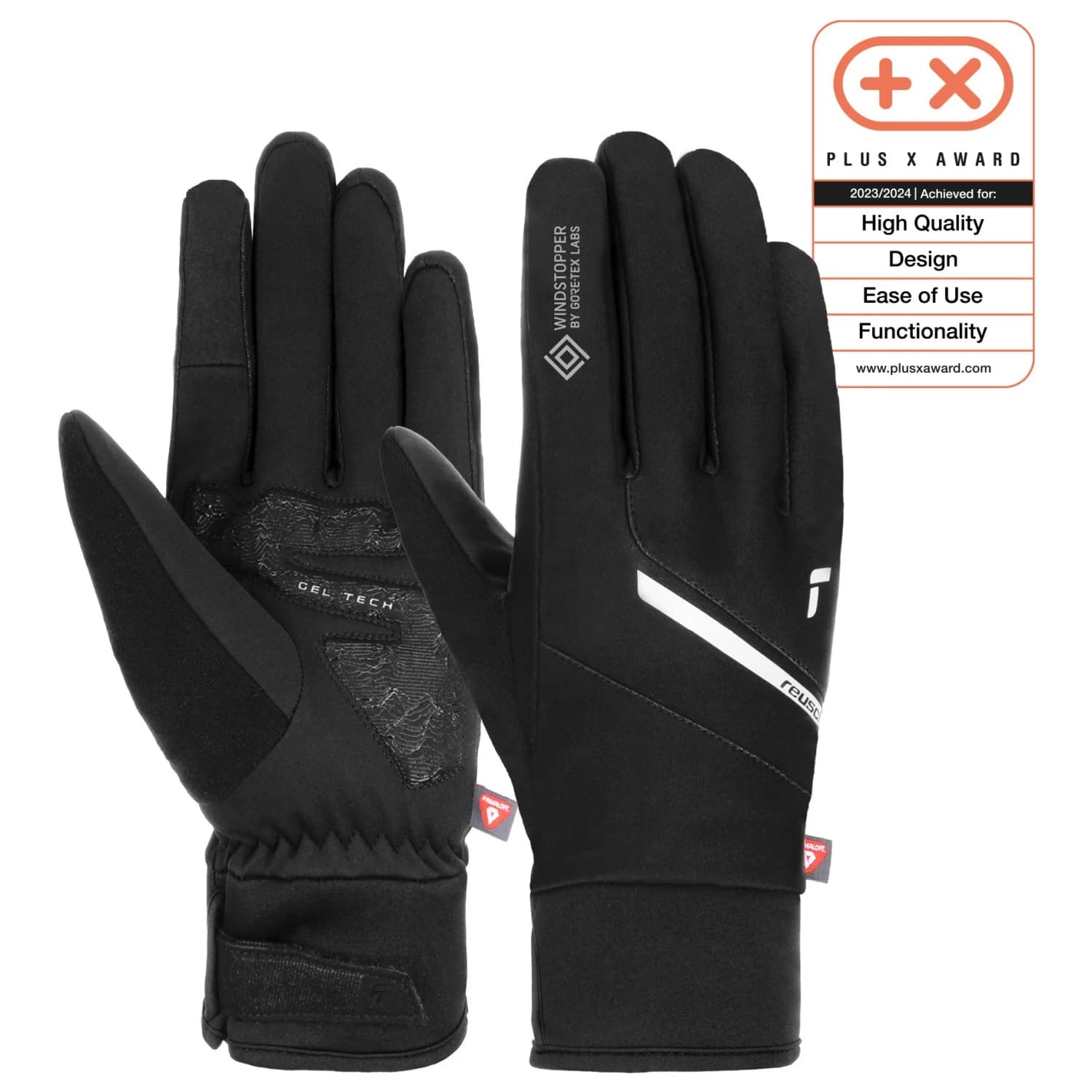 Мъжки ръкавици Reusch Versa Windstopper Touch-Tec Gloves - Black / Silver