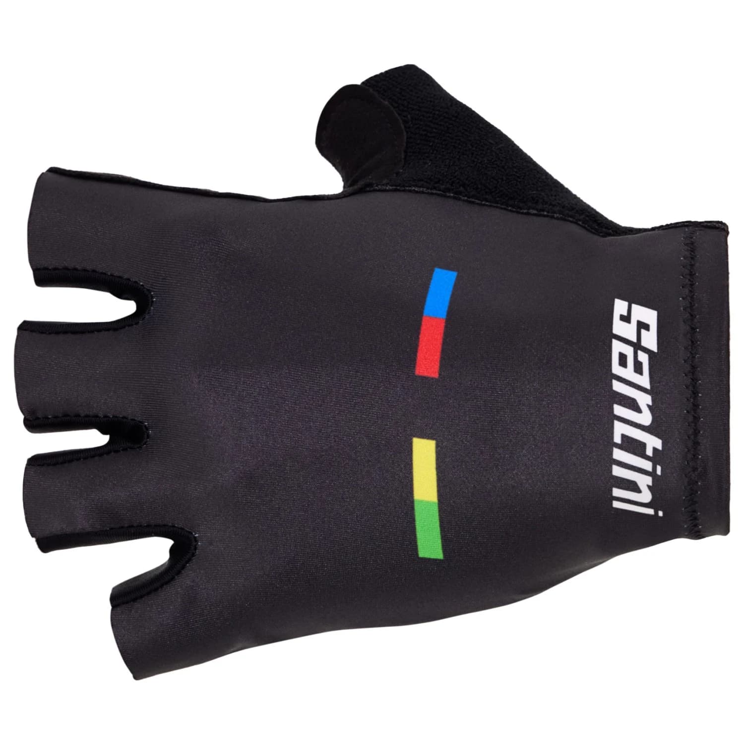 Мъжки ръкавици Santini UCI World Champion Gloves - Nero