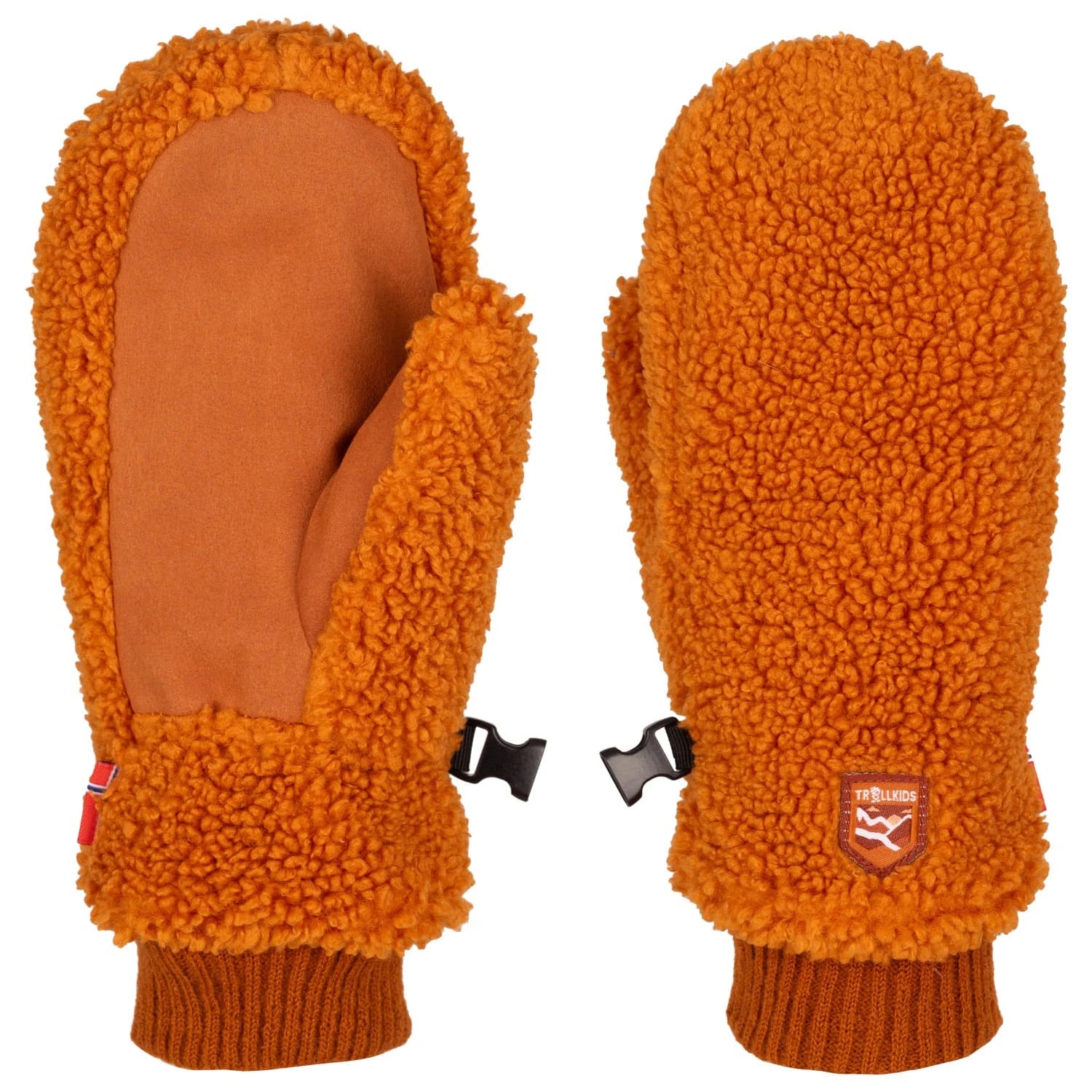 Детски ръкавици Trollkids Kid's Trollfjord Mitten Gloves - Teak Brown