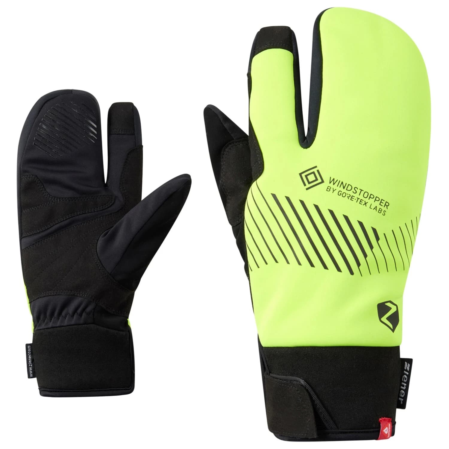 Ръкавици Ziener Domas-Z WS PR Touch Gloves - Poison Yellow