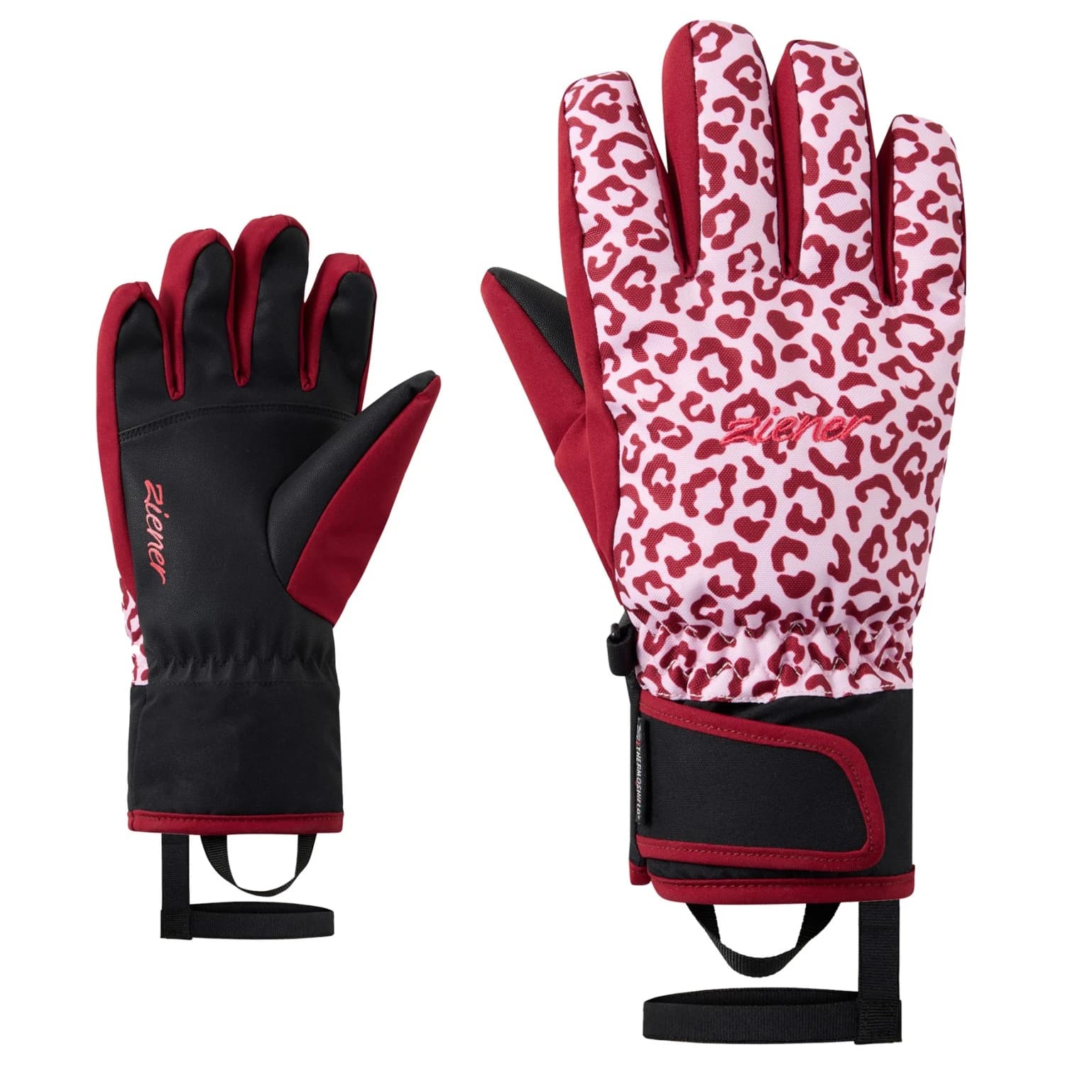 Ръкавици Ziener Girl's Laxi-Z AS PR Gloves - Wine Pigment