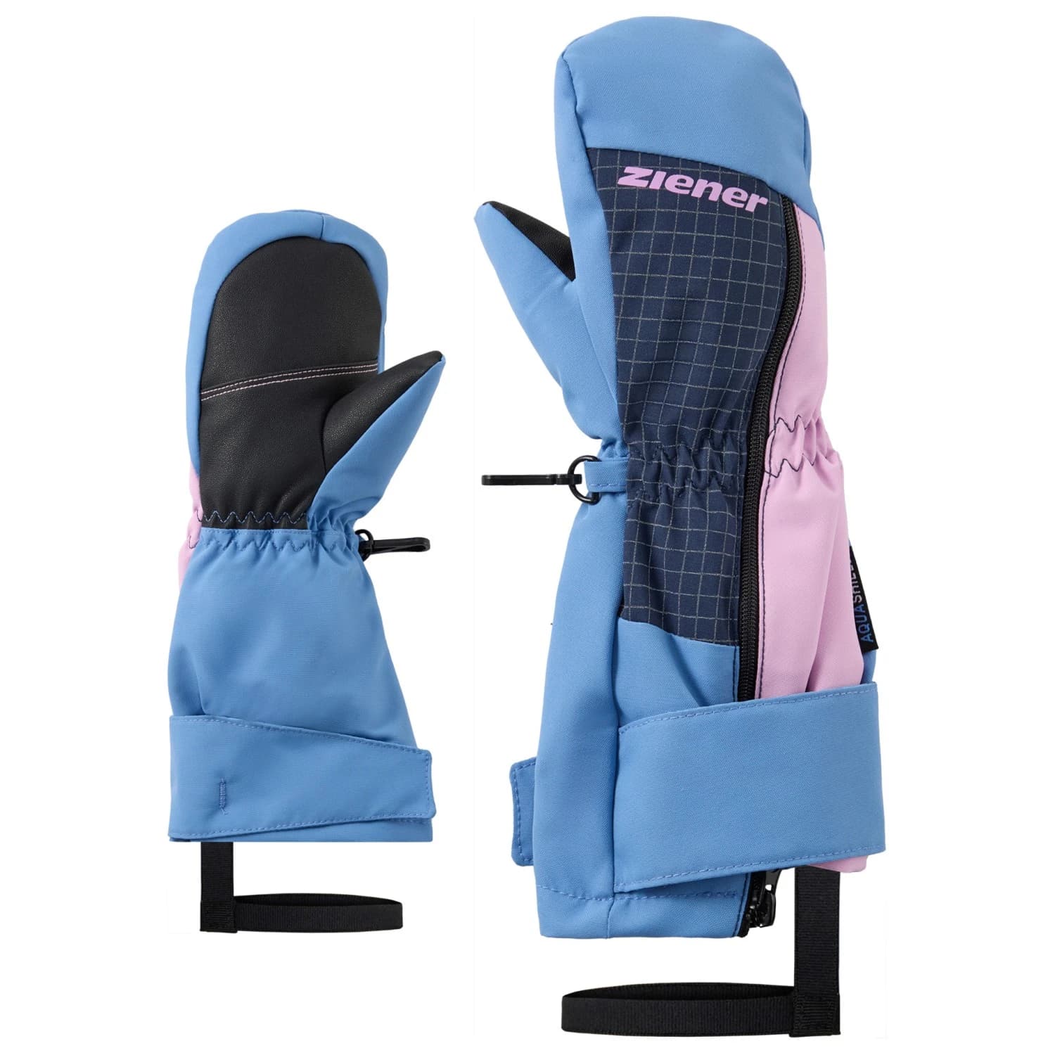 Детски ръкавици Ziener Kid's Liekeo-Z AS Mitten Glove Mini Gloves - Shadow Blue