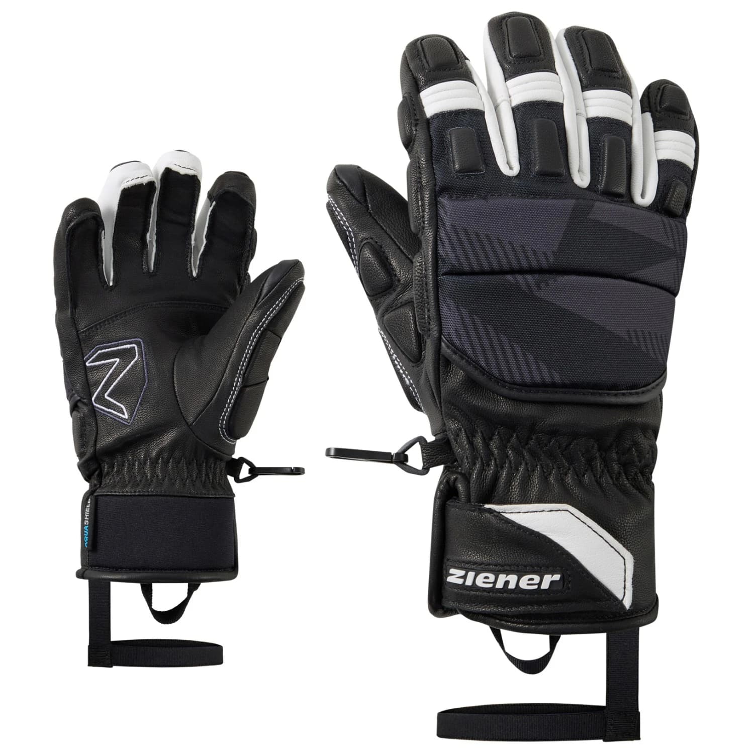 Детски ръкавици Ziener Kid's Lonos-Z AS PR Gloves - Black