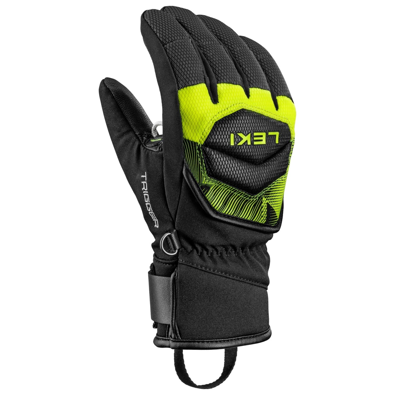 Детски ръкавици Leki Kid's WCR Core Tr Junior Gloves - Black / Neonyellow