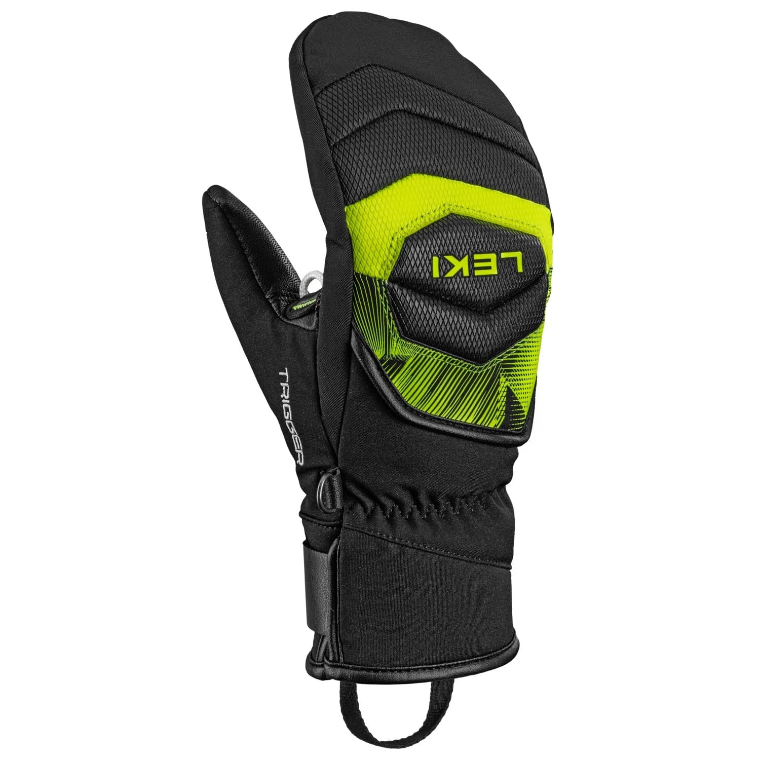 Детски ръкавици Leki Kid's WCR Core Tr Junior Mitten Gloves - Black / Neonyellow