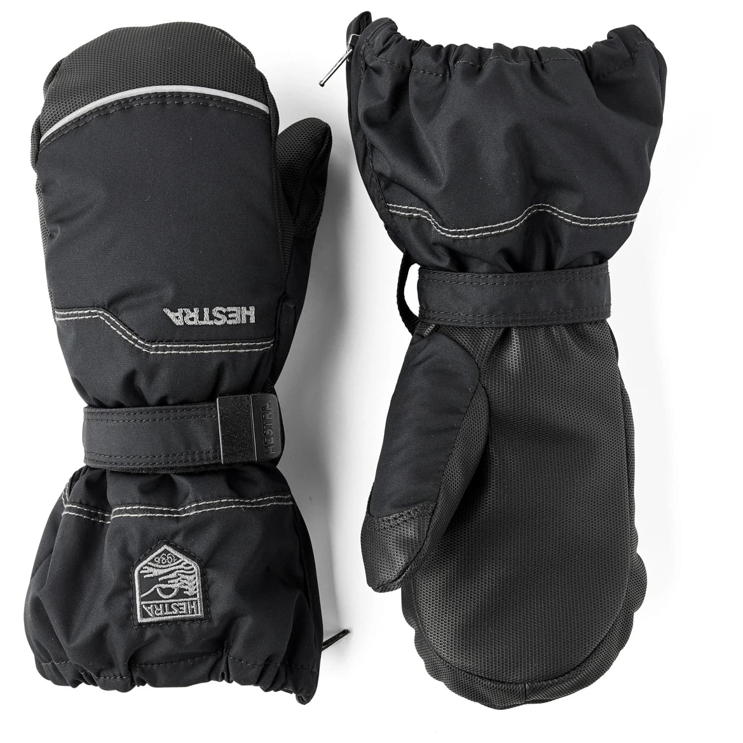 Ръкавици Hestra Baby Zip Mitt Gloves - Black / Black