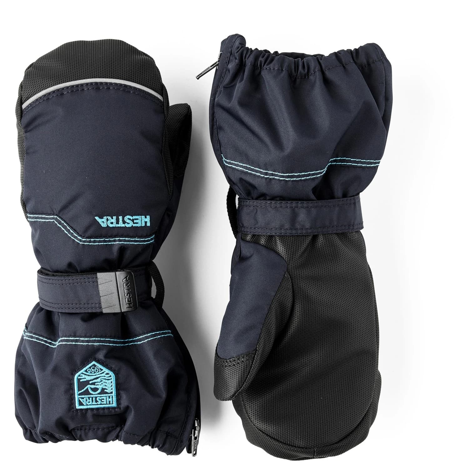 Ръкавици Hestra Baby Zip Mitt Gloves - Dark Navy / Dark Navy