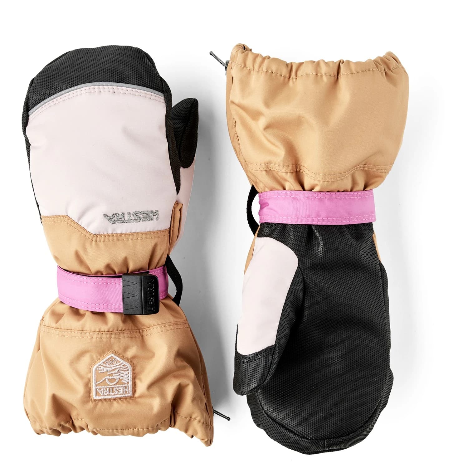 Ръкавици Hestra Baby Zip Mitt Gloves - Parfait / Sand