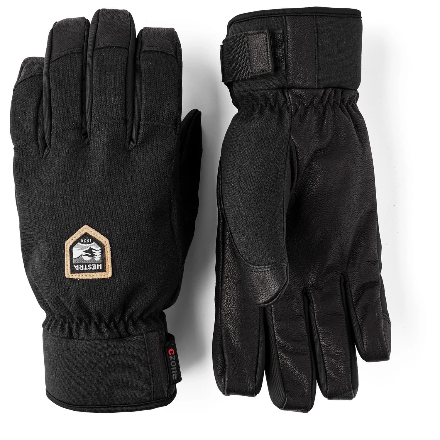 Ръкавици Hestra CZone Alpine 5 Finger Gloves - Black