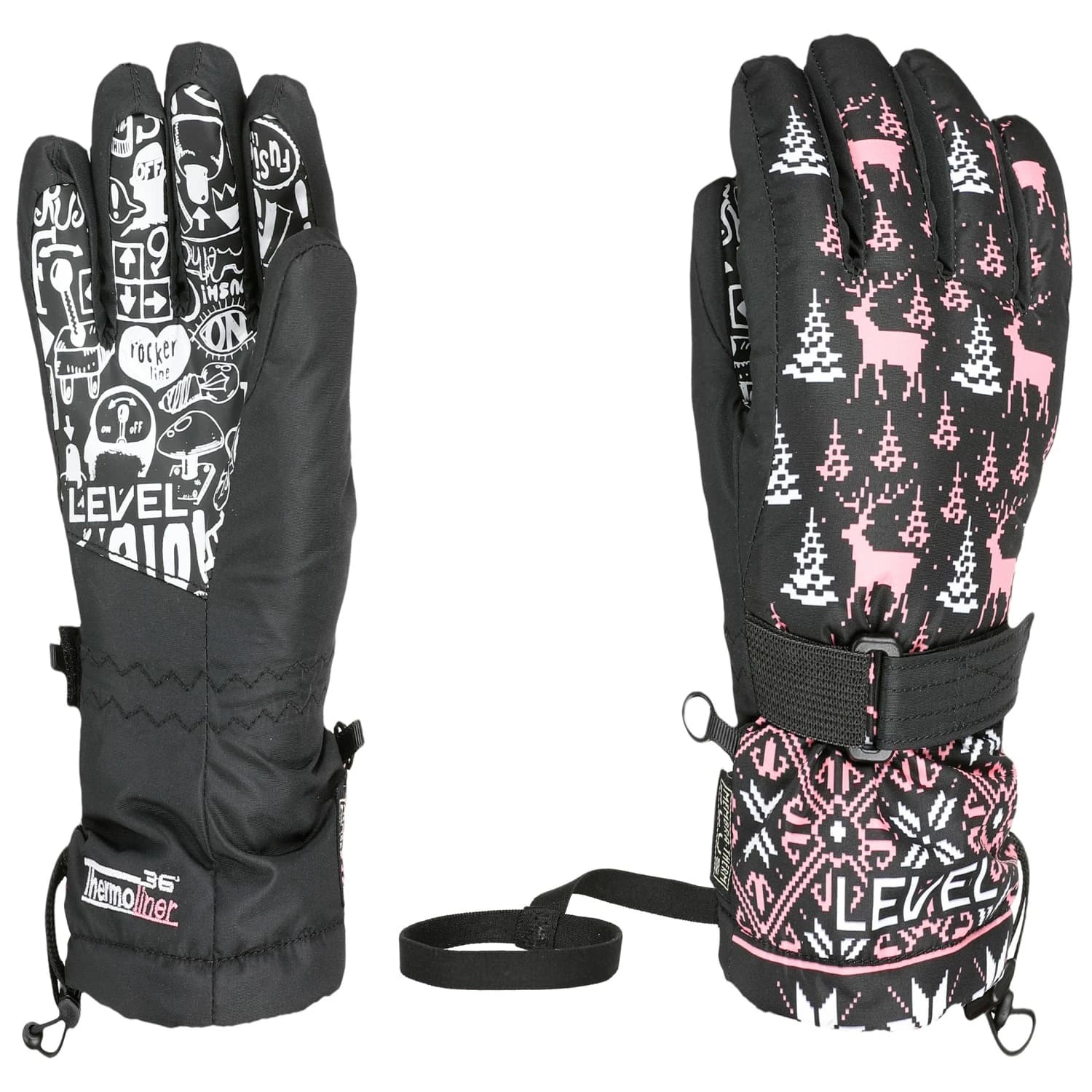 Ръкавици LEVEL Junior Gloves - Ninja Pink
