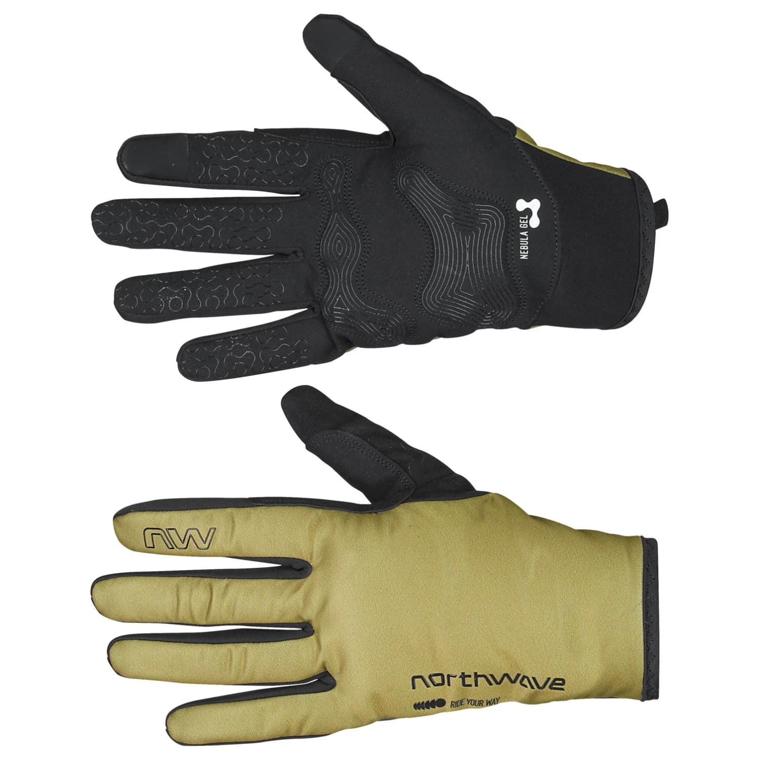 Ръкавици Northwave Fast Pro Gel Winter Glove - Green Khaki