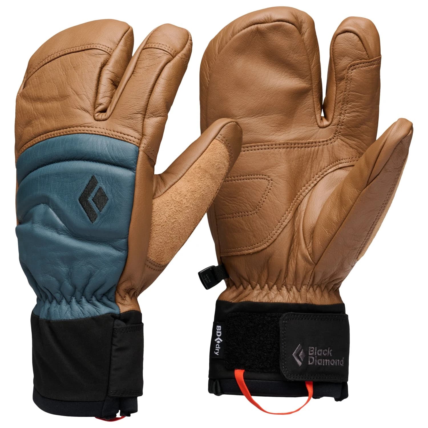 Ръкавици Black Diamond Spark Finger Gloves - Rye / Midnight Blue