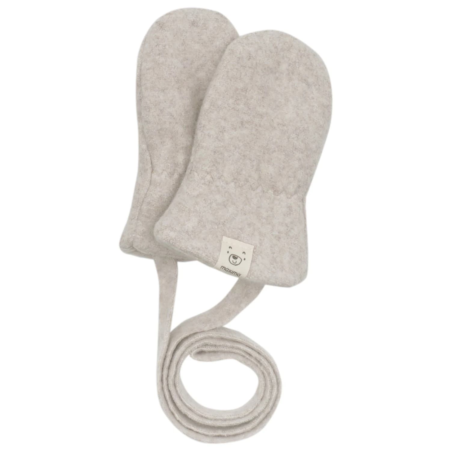 Ръкавици maximo Baby's Fleece Fausthandschuhe m. Band Gloves - Beige Melange