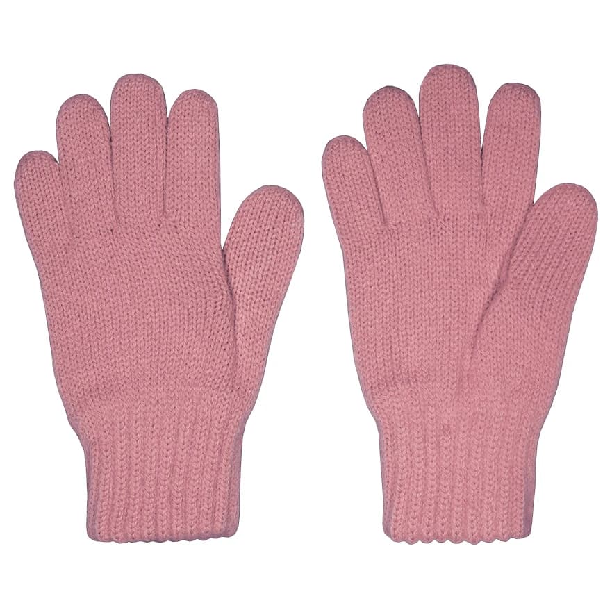 Детски ръкавици maximo Kid's Strick Fingerhandschuhe Gloves - Ash Rose