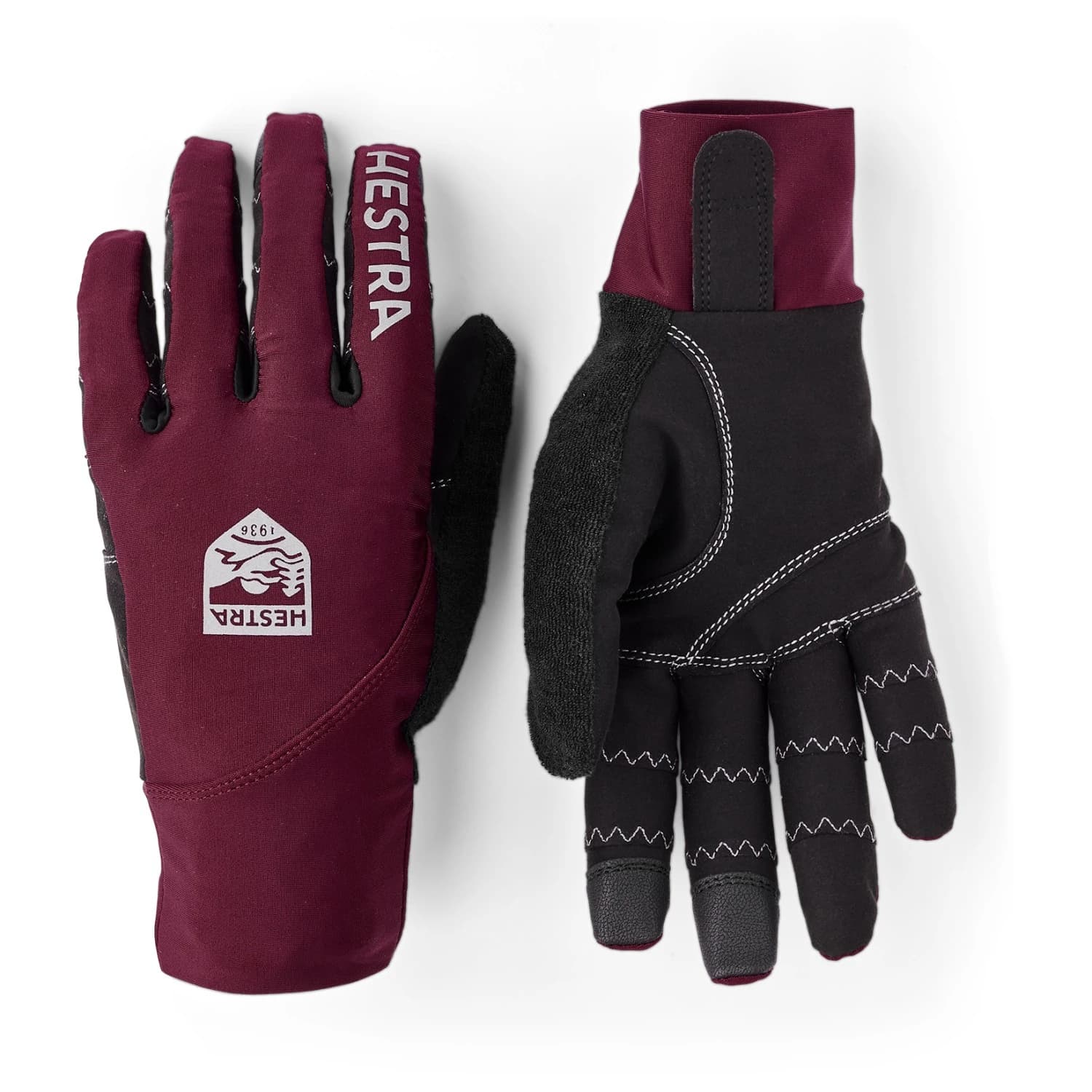 Ръкавици Hestra Ergo Grip Race Cut 5 Finger Gloves - Bordeaux / Bordeaux