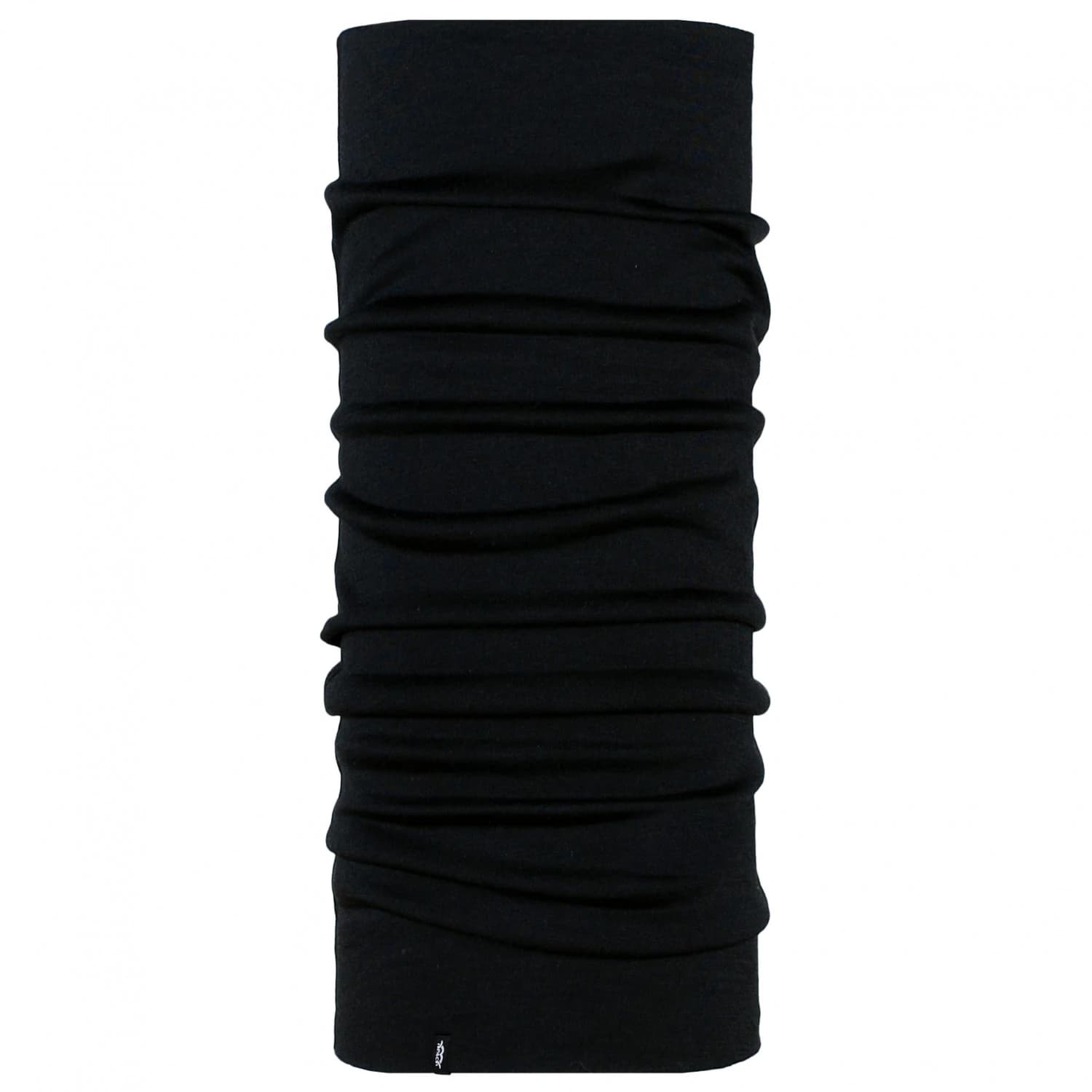 Детски шал P.A.C. Kids Merino Wool Tube scarf - Total Black