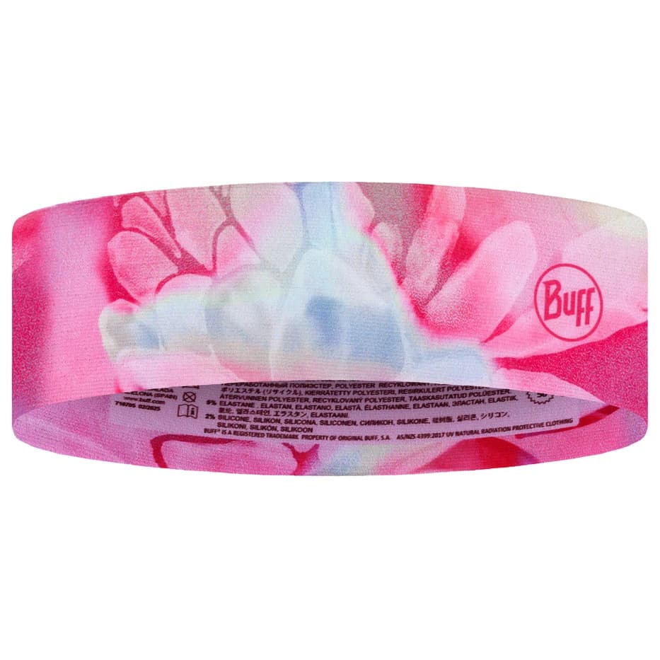 Лента за глава Buff Coolnet UV Slim Headband - Esmerald Fluor Fuchsia