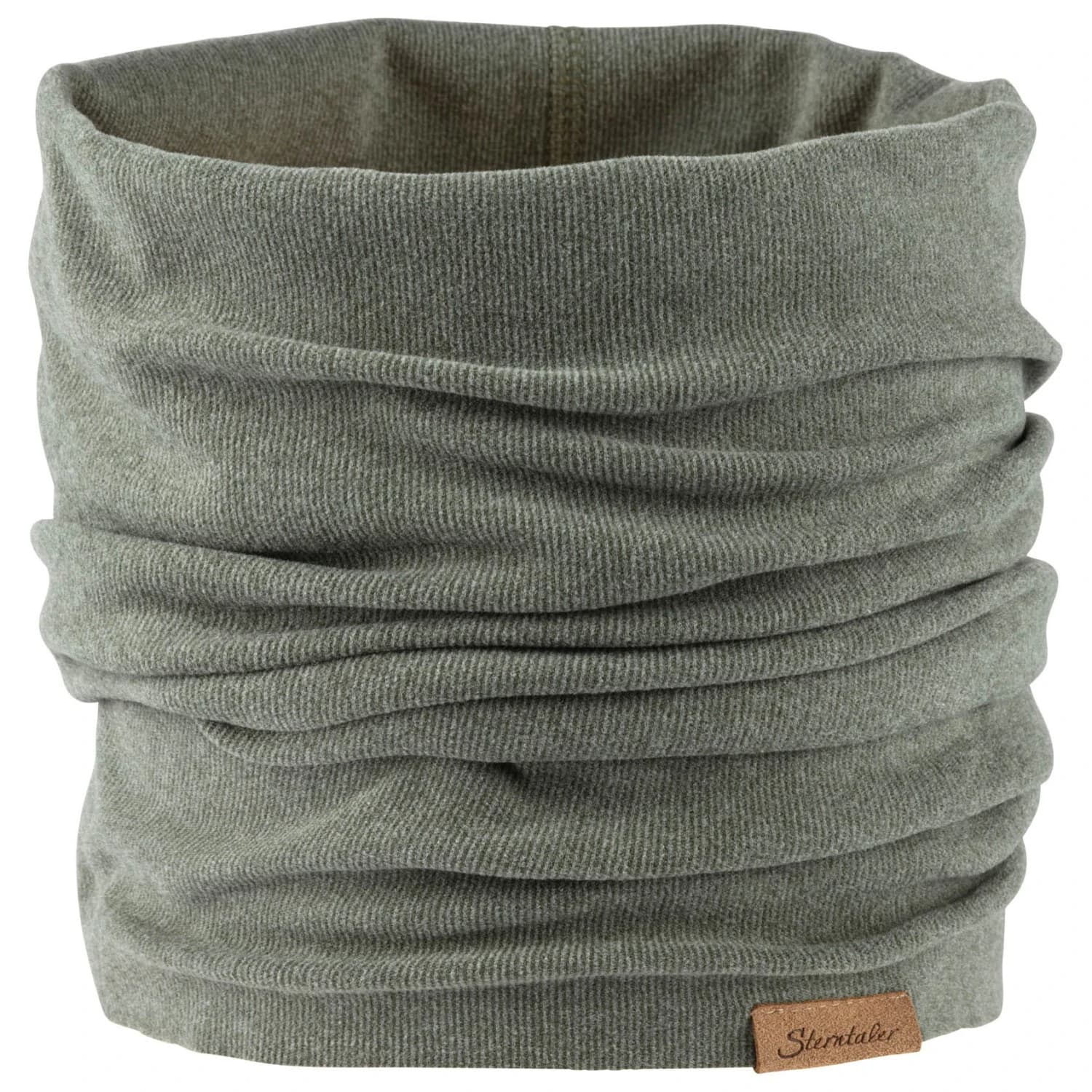 Детски шал Sterntaler Kid's Tube Scarf Fine Knit Neckerchief - Mattgrün