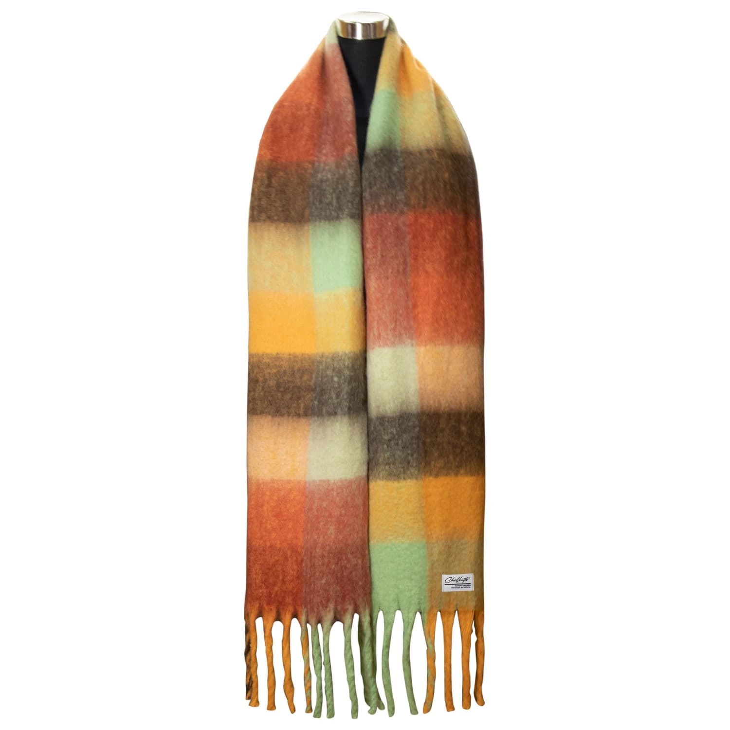 Шал Chillouts Gero Scarf Scarf - Brown / Orange