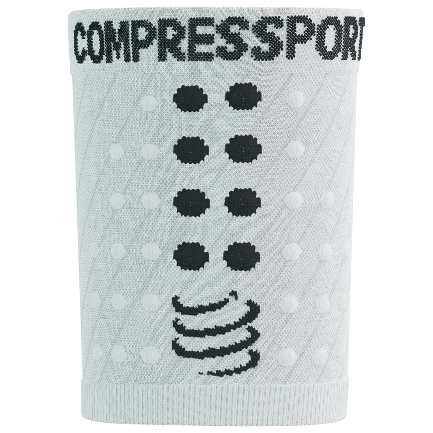 Лента Compressport Racing Sweatbands Sweatband - White