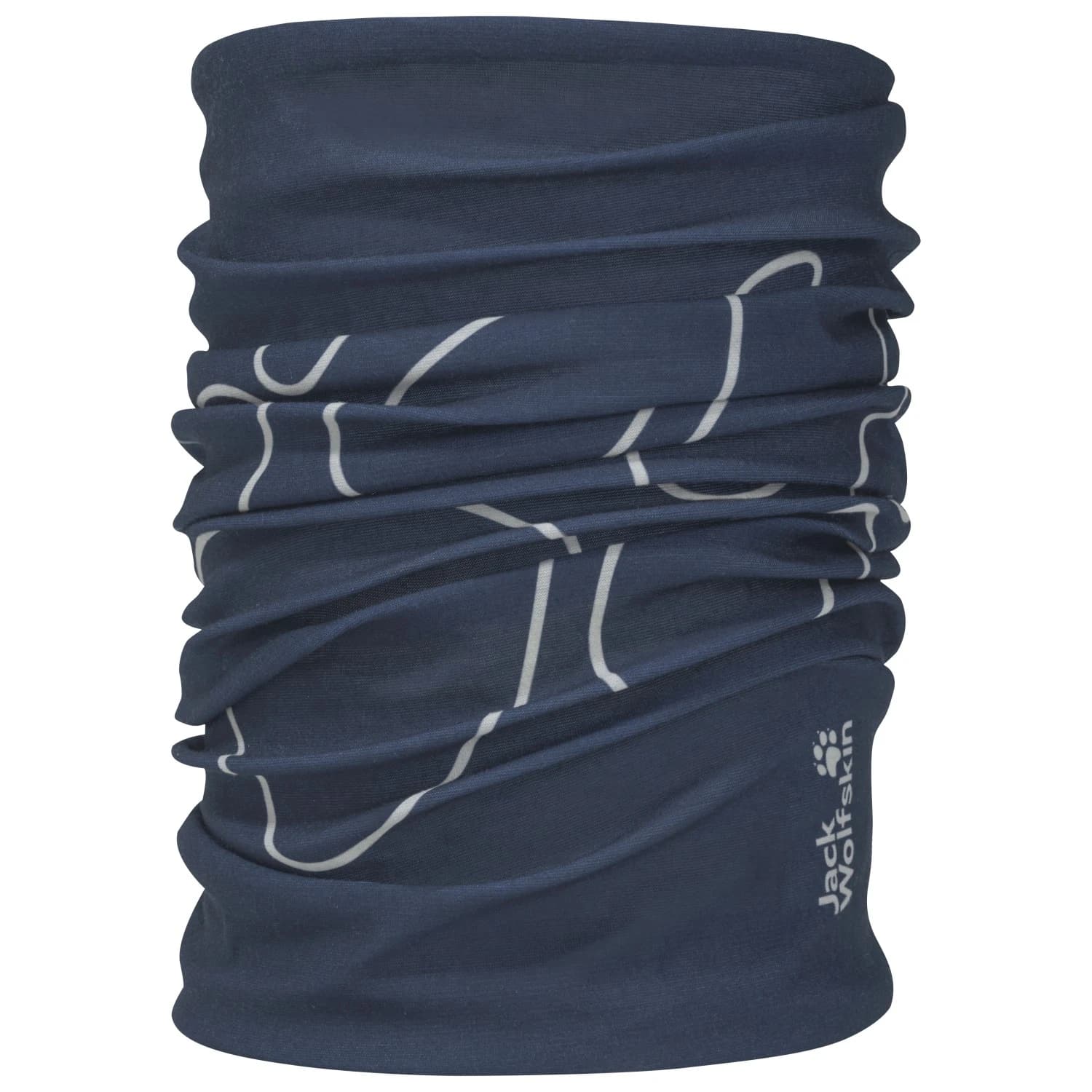 Детски шал Jack wolfskin Kid's Solid Neckgaiter Neckerchief - Midnight Sky