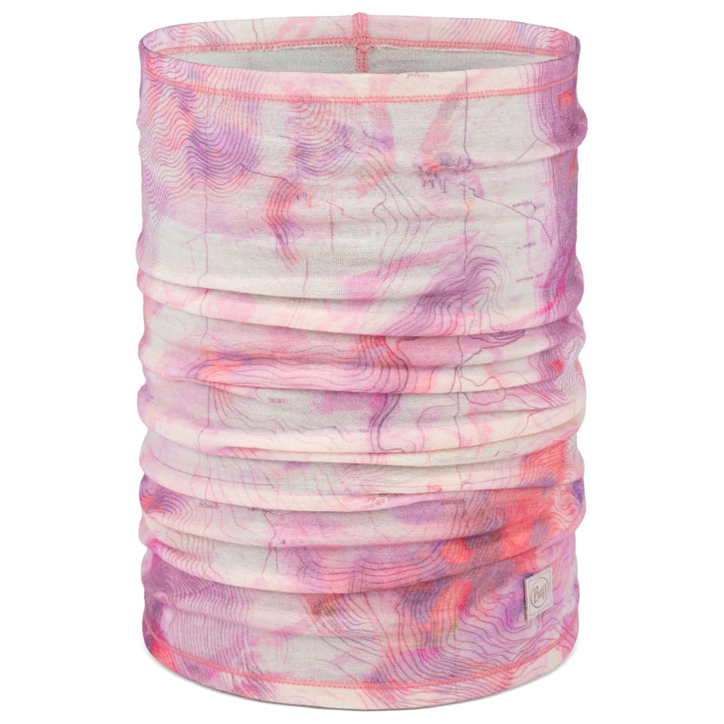 Шал Buff Merino Lightweight Digital Prints Neckerchief - Orisa Pink Azalea