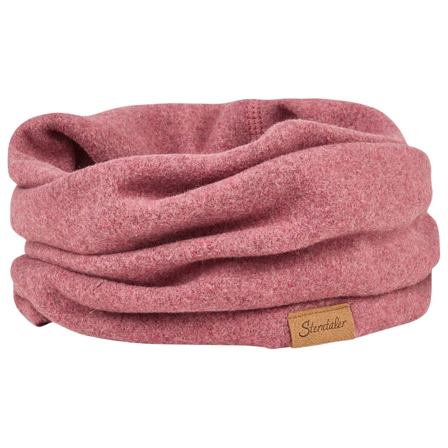 Детски шал Sterntaler Kid's Schlauchschal Melange Neckerchief - Samtrosa