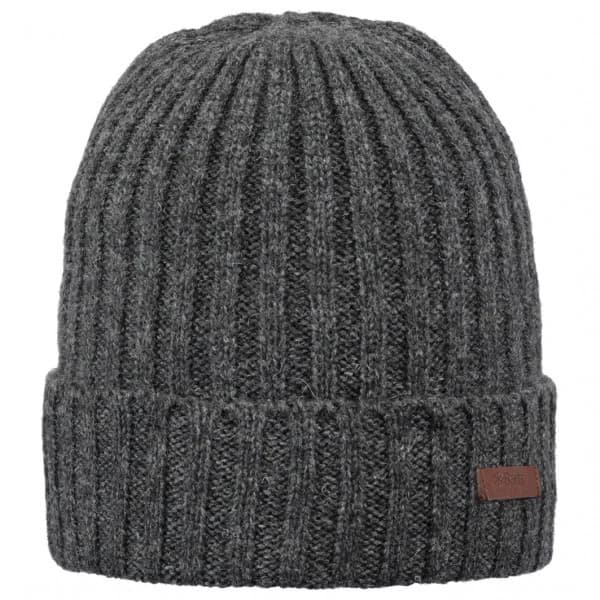 Зимна шапка (beanie) Barts Haakon Turnup Beanie - Charcoal