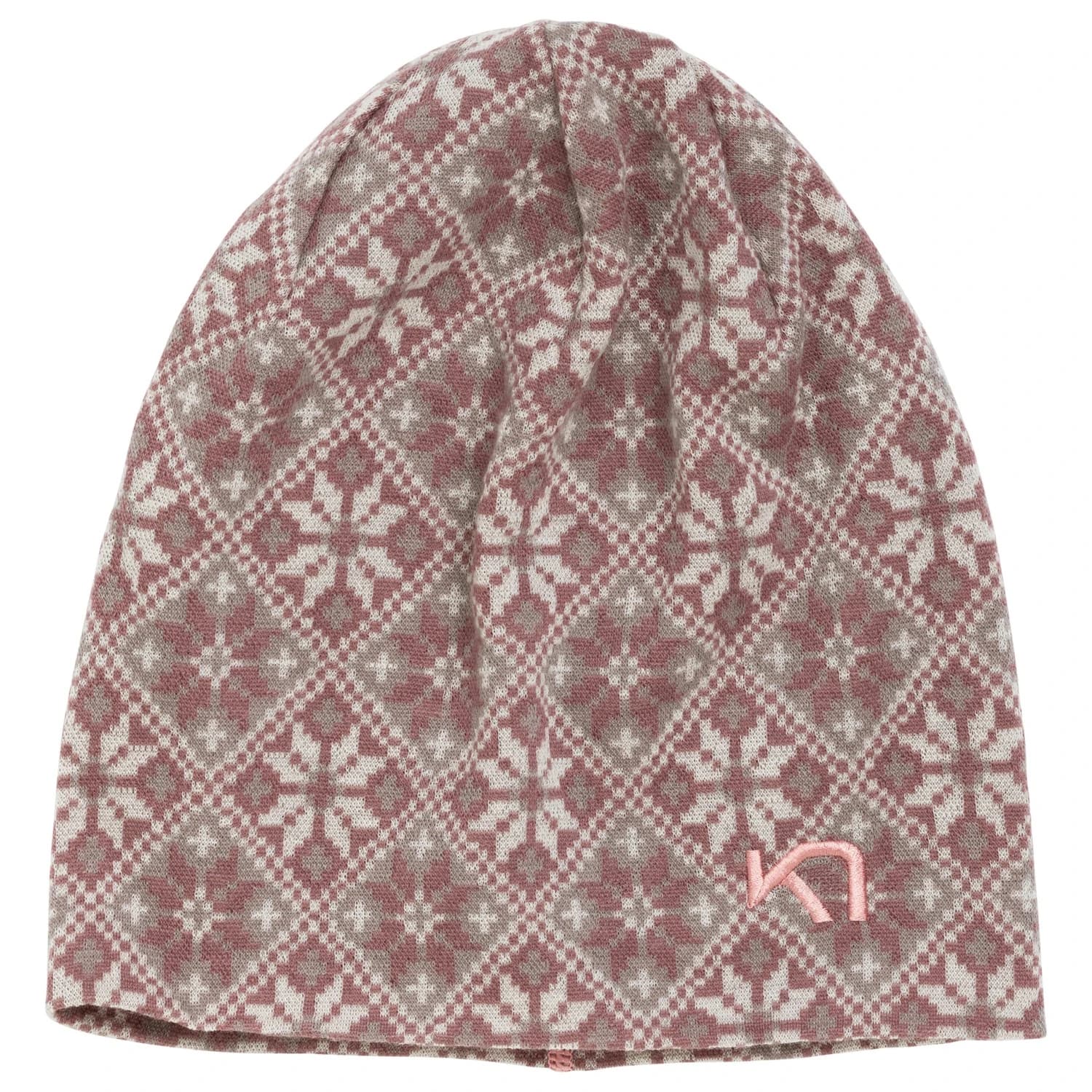 Зимна шапка (beanie) Kari traa Women's Rose Beanie - Taupe